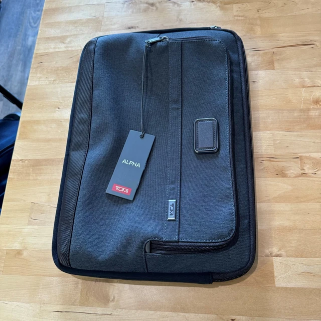 TUMI Alpha 3 Laptop Sleeve Cover Large 15" Anthracite New NWT