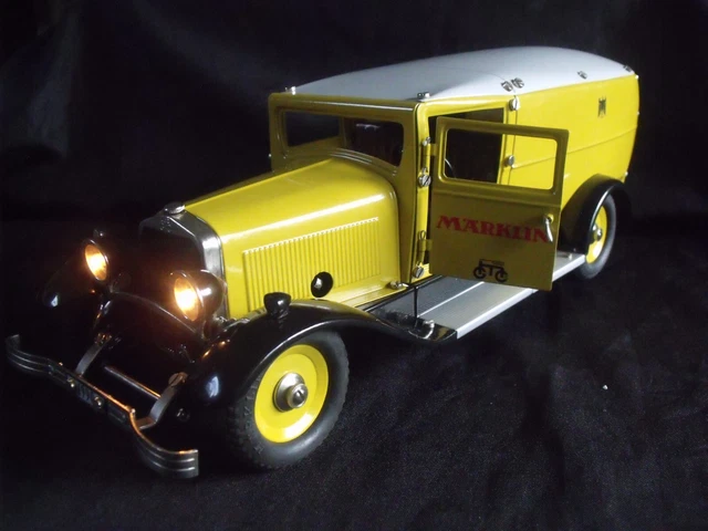 Camion Jouet En Tôle Märklin Vintage - Échelle 1:16, Années 1940, Avec Moteur Et éclairage