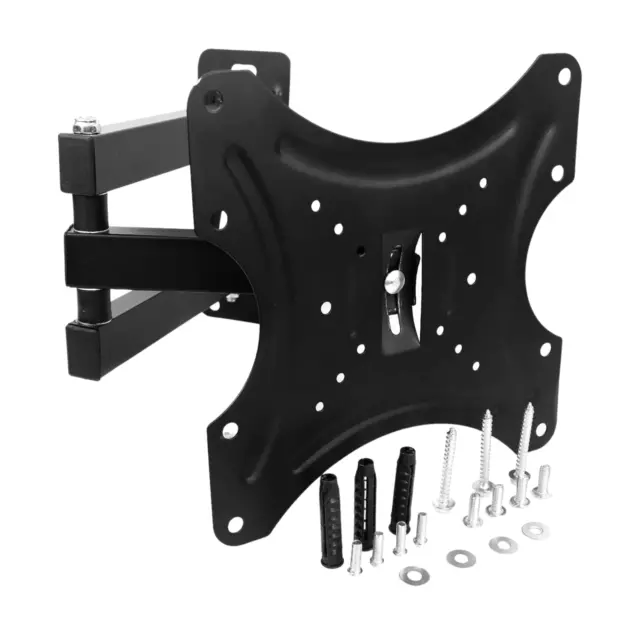 TV Wall Mount Bracket Swing Arm Folding 14-42 inch LED LCD Adjustable Rotatable