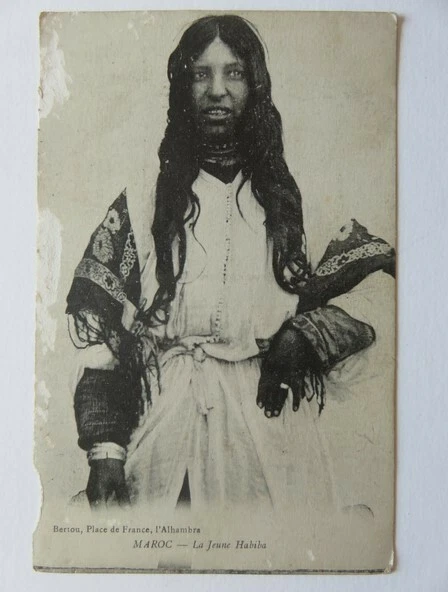 311 - CPA - Photo - Maroc - La jeune Habiba - Fez le 10 Février 1918