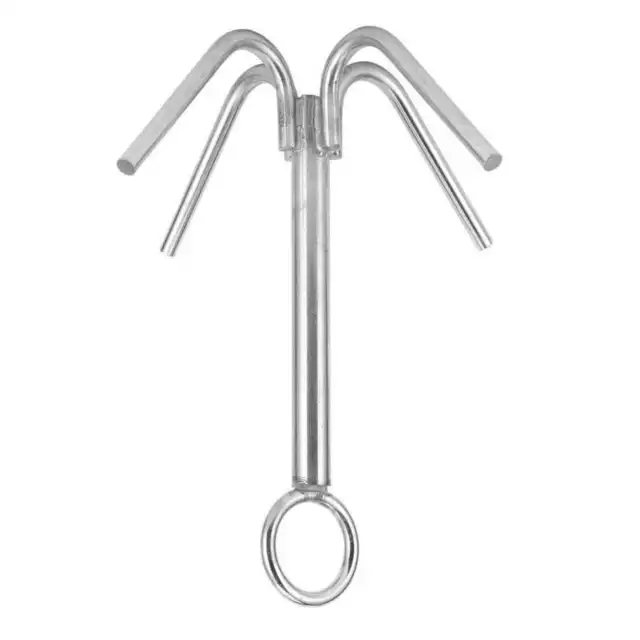 1PCS Boat 316 Stainless Steel 0.95KG 270mm 4 Claw Anchor Hook Anchor Grapple