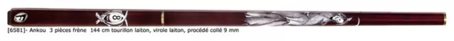 Queue de billard Canne billards pool snooker 3 pièces Lynx Ankou 144cm Ref.6581