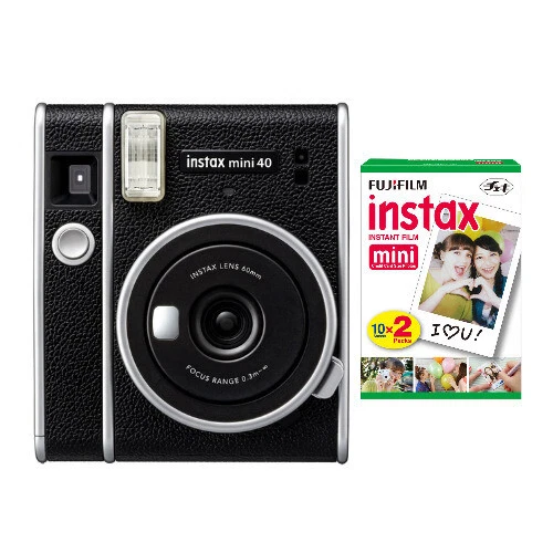 Fujifilm Instax Mini 40 Instant Film Camera with Film Pack
