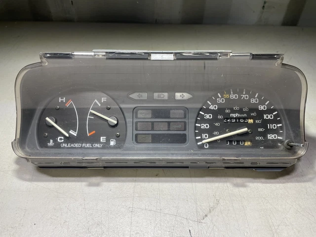 88-89 Honda Civic Hatchback CRX Cluster Speedometer Instrument Panel DX SI EF OE