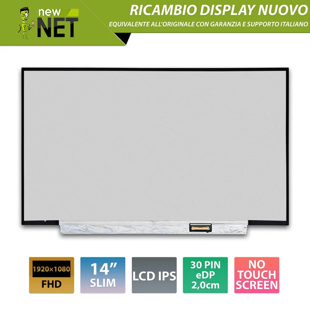 Power4Laptops Inverter LCD di Ricambio Compatibile con HP