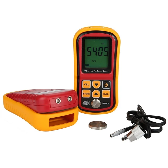 GM100 DIGITAL ULTRASONIC Thickness Gauge Depth Sound Velocity Meter