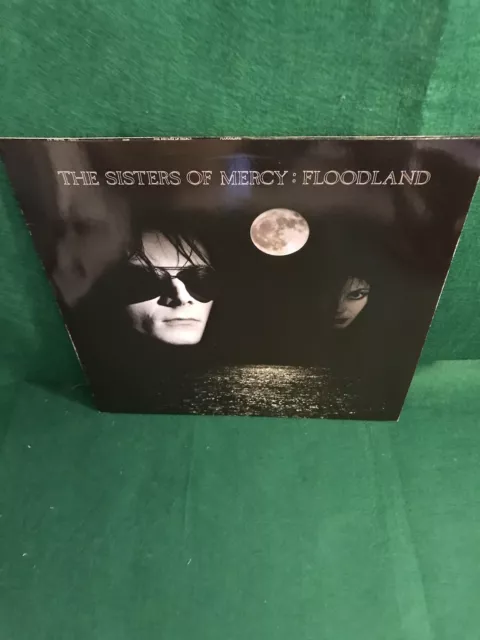 THE SISTERS OF MERCY - Floodland - 1st press With  Lyric Poster MR441L Near MINT