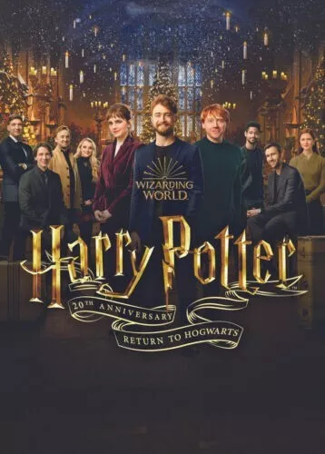 Reunion Wizarding World Harry Potter 20th Anniversary DVD Return To Hogwarts New