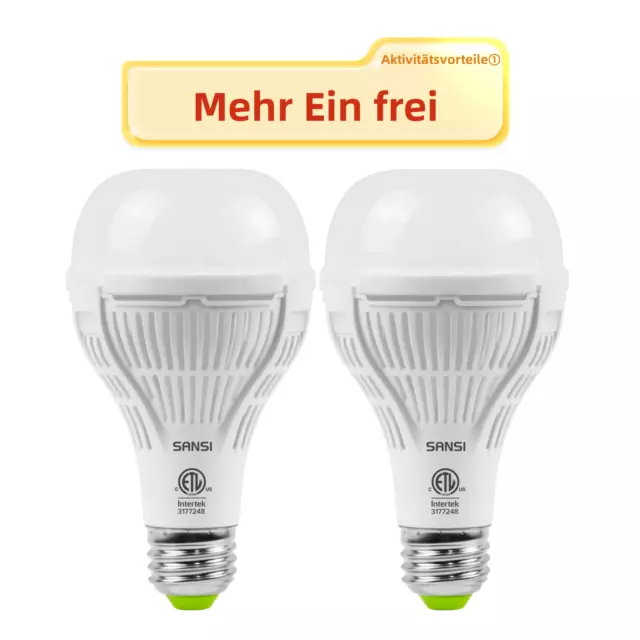 Grow E27 LED Pflanzenlampe Vollspektrum 15W A21 SANSI Wachstumslampen COC CE