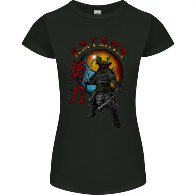 T-shirt donna Kanata Japanese Warrior Samurai MMA taglio