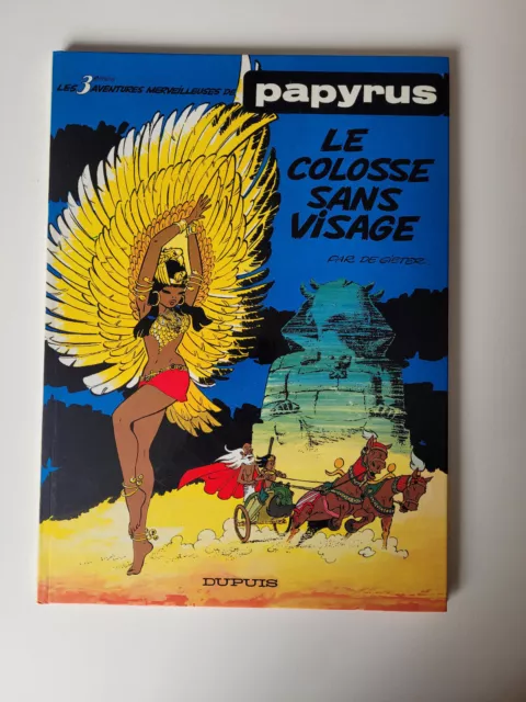 Superbe EO PAPYRUS - Tome 3 - Le colosse sans visage - De Gieter - Comme neuf