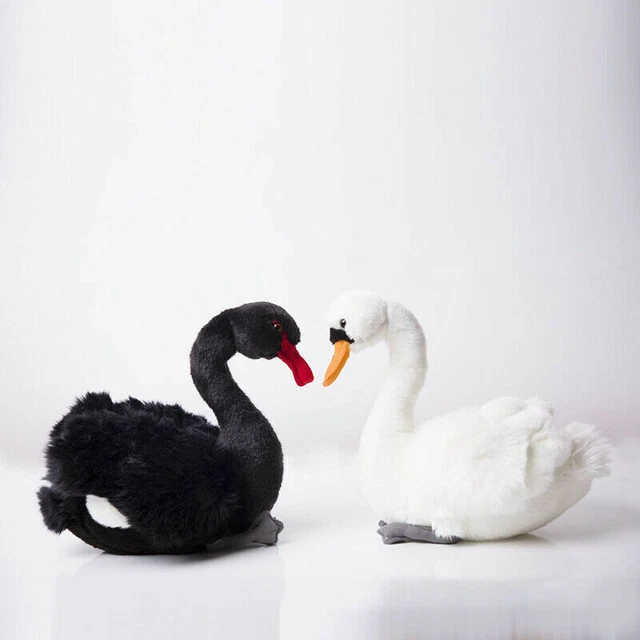2022 CUTE WHITE Soft Swan Plush Toy Animal Stuffed Animal Doll Kid Xmas