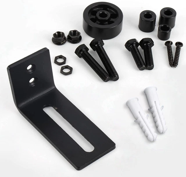 1/2PC Adjustable Floor Guide for Sliding Barn Door Hardware Kit Wall-mounted NEW
