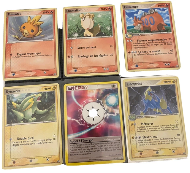 Lot Carte Pokemon Bloc Ex  Emeraude