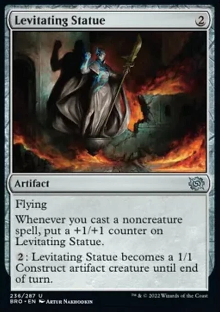 MTG Magic the Gathering Levitating Statue (236/416) The Brothers' War LP