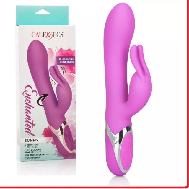 Dong_Vibrator Rabbit con perle rotanti Enchanted Bunny Silicone Sexy Toys