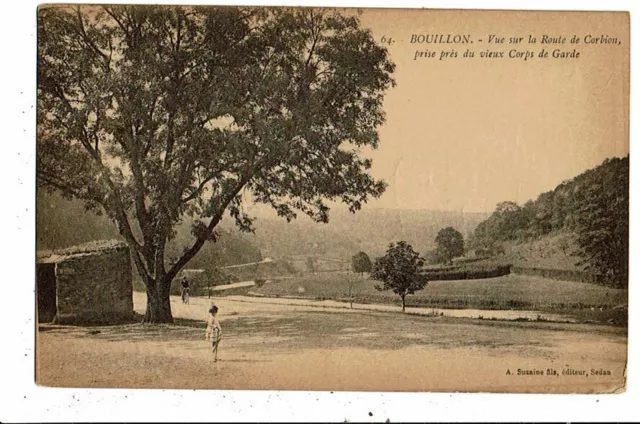 CPA-Carte Postale-Belgique-  Bouillon-Vue sur la route de Corbion -1922 VM13731