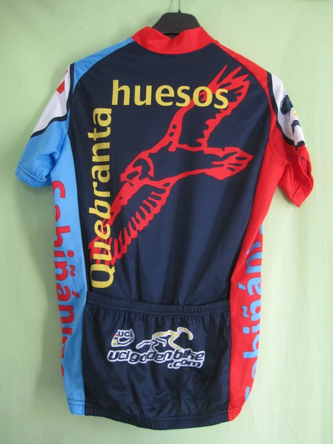 Maillot Cycliste Vintage Edelweiss Tarbes - Poche Devant - Taille S - Années 70