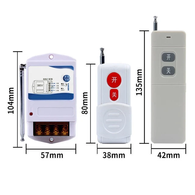 Interrupteur de commande sans fil universel pour pompe à eau 220 V à usage ind