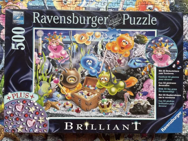 Ravensburger Puzzle - 500 Teile - Gelini Gelinis auf Schatzsuche - Brilliant RAR
