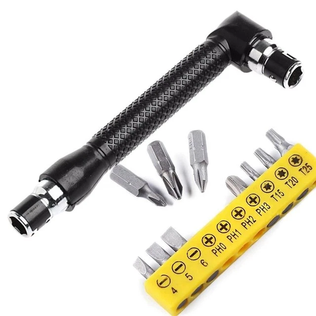 Set con offset angolare rettangolare I chiavi cacciavite bit strumento veicolo