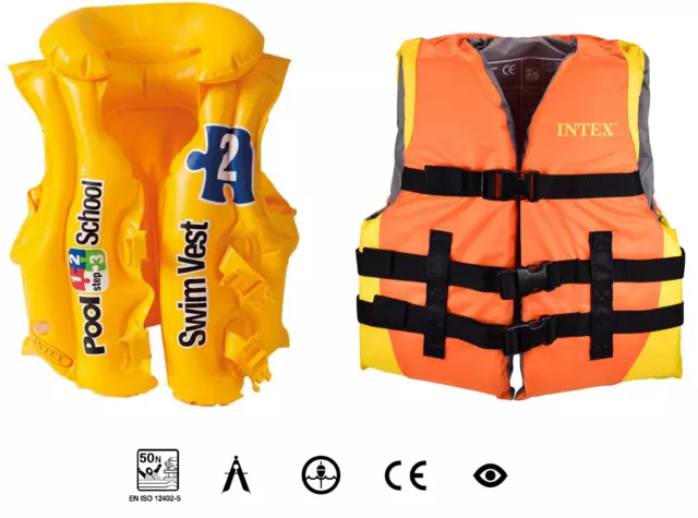 Life Jacket Kayak Ski Buoyancy Aid Impact Pfd Vest All Ages Colors Lifejacket