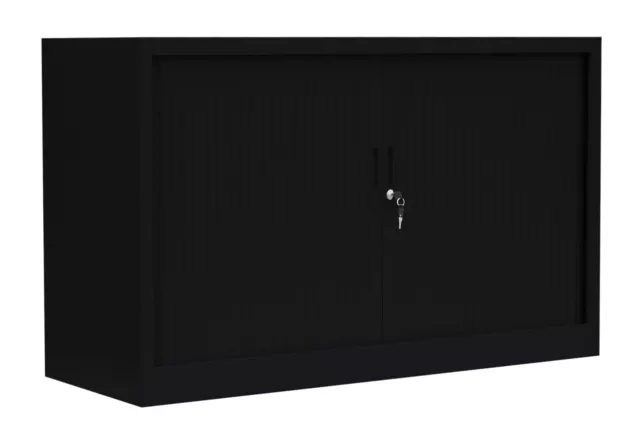 Querrollladenschrank kompl. montiert Sideboard 120cm Büro Aktenschrank 555129