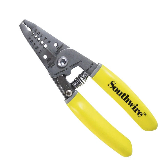 2 Southwire 58278140 Wire Stripping Tool for 10-18 AWG Solid 12-20 AWG Stranded