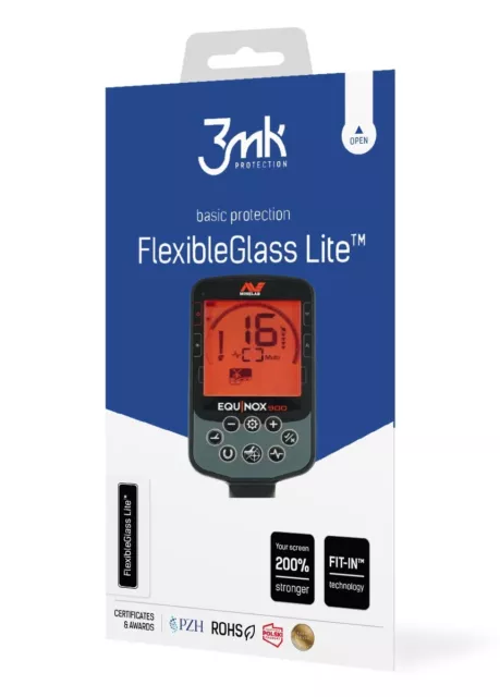 Minelab Equinox 900 - 3mk Flexibleglass Lite Displayschutz