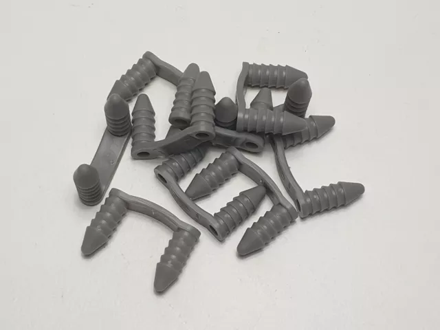 10 Clip Telaio Cavo Grigio Ford Mk1 Mk2 Mk3 Escort Capri Tenda Anglia Melograno