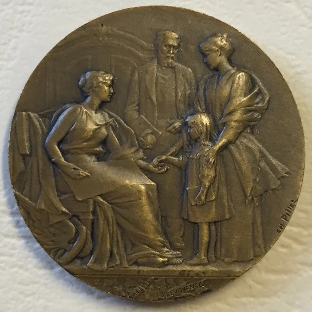 Caisse d'Epargne Lyon. Jeton Bronze Argenté. 100 Milliards de dépot