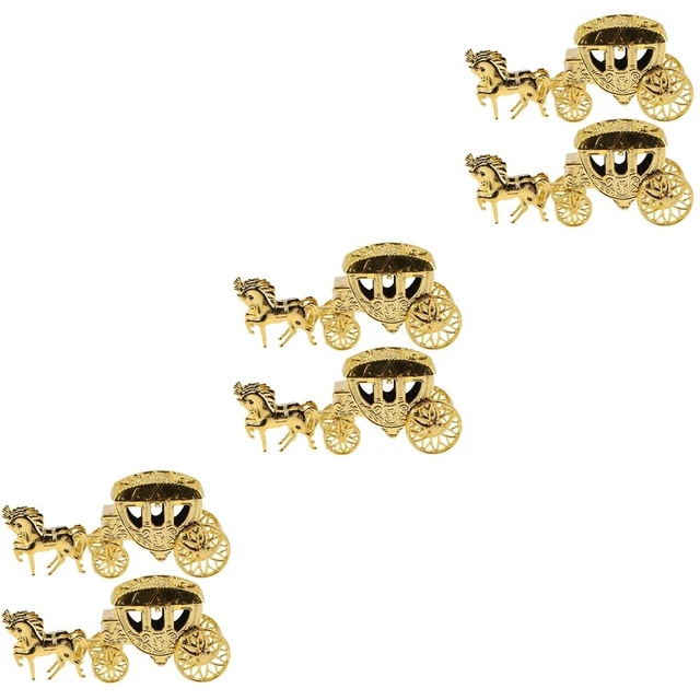 6 Pcs Wedding Favor Box Decor Candy Box Recuerdos De Boda Bath Gift Trolley