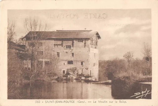 Dep 32 Gers Saint Jean Poutge Le Moulin Sur La Baise