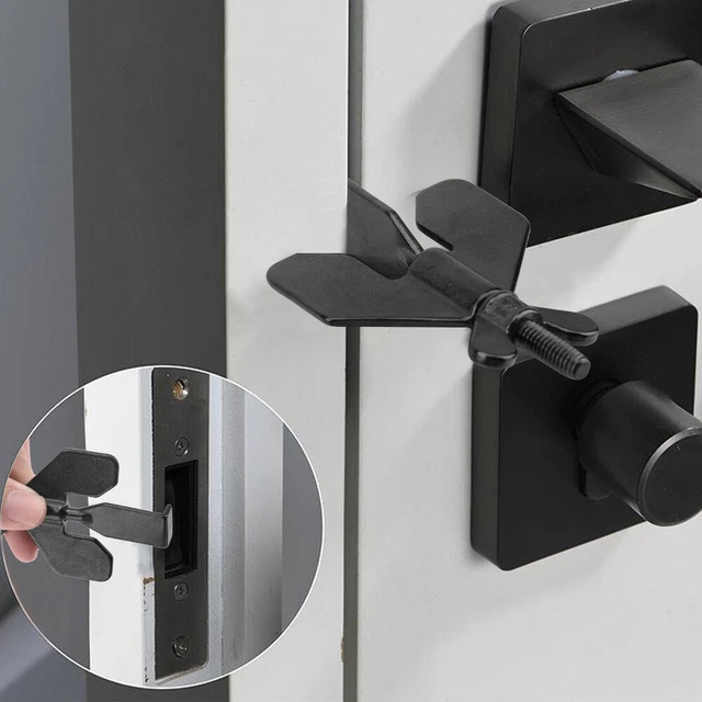 Serratura porta portatile resistente all'interno della scuola per sicurezza casa con borsa portaoggetti