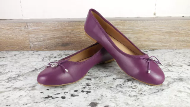 Purple Cushion Walk by Avon Ballet Flats with Charm - Size 8