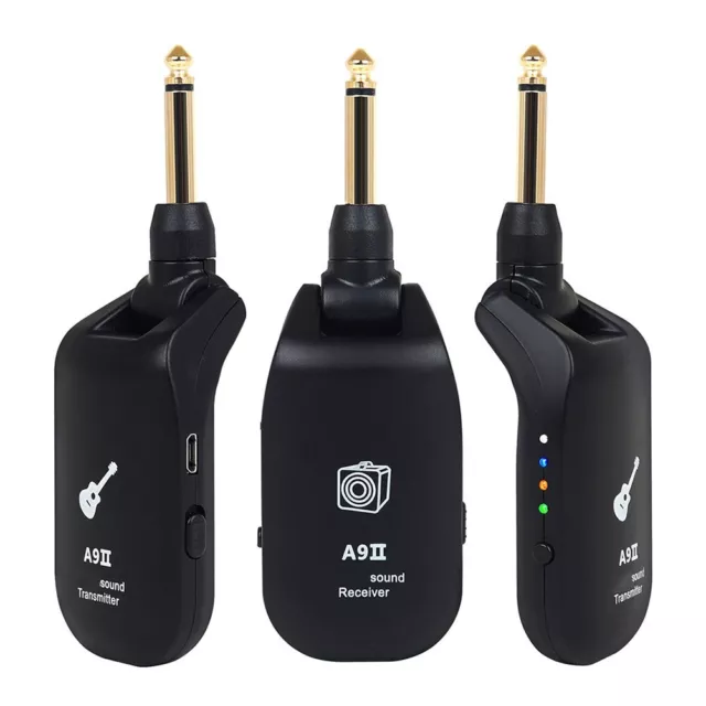 Guitar System Wireless Transmitter Universal Plug 11x4.5x1.5cm 6.35mm ABS