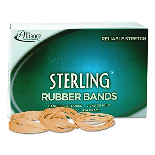 Rubber 24305 Sterling Rubber Bands Size #30 1 lb Box Contains Approx. 1500 Ba...