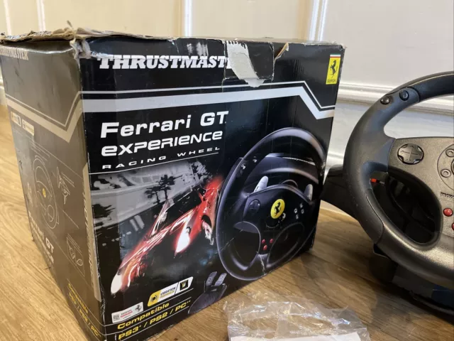 Playstation 3 Ps3 Pc Thrustmaster Ferrari Gt Experience Race Wheel Pedals 2
