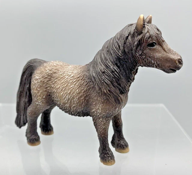 SCHLEICH SHETLAND STALLION D73527 RARE RETIRED 9 11 PicClick UK