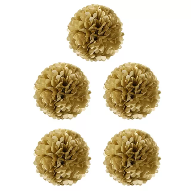 5 Pcs Tragbare Tissue Papier Pom Pom Papier Bälle Für Hochzeit Party