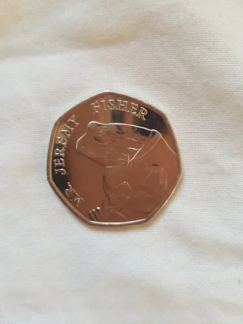 50 Pence Coin Mr Jeremy Fisher 50p Coin