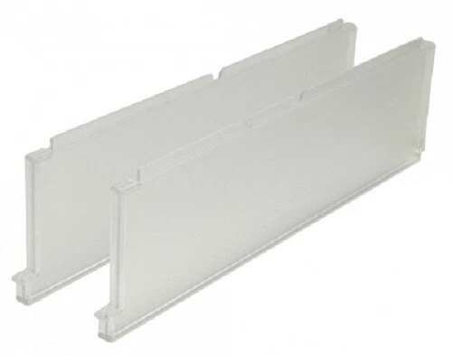 Elfa CLEAR DIVIDERS 1x33.2x9.2cm 2-Pieces Suitable For Wire Shelf Basket