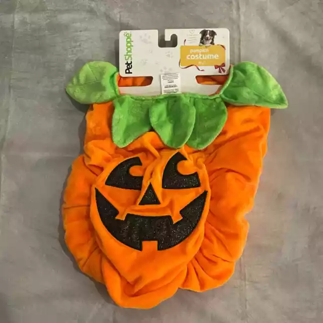 Pet Shoppe pumpkin costume for dogs puppies medium large halloween fits up 35lbs