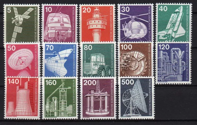Berlin Industrie und Technik Mi Nr. 494-507, sauber postfrisch
