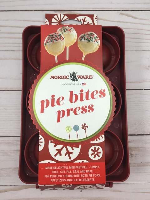 Nordic Ware Pie Bites pastelería pops prensa mini pops postre 6 celdas