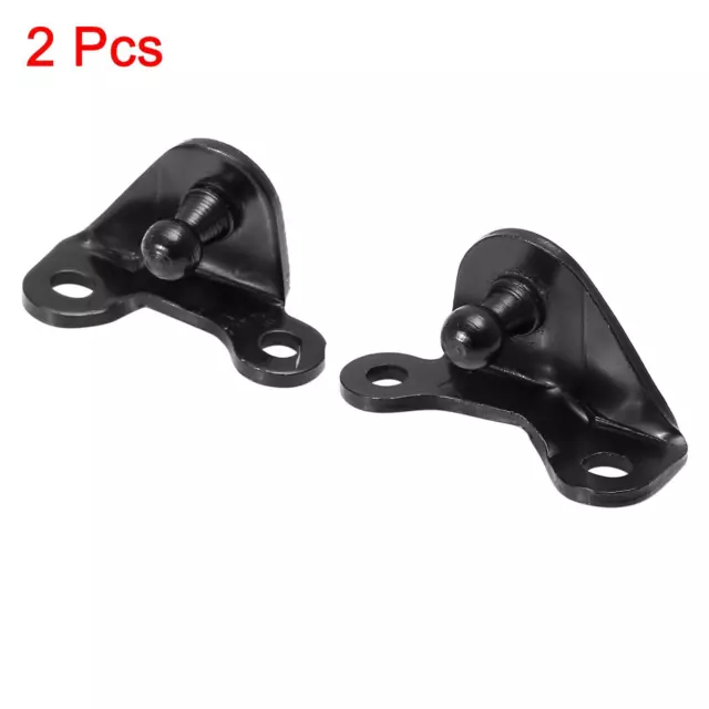 2pcs 10mm Auto Ball Studs Mounting Brackets for Gas Struts Shocks 56x32x22mm