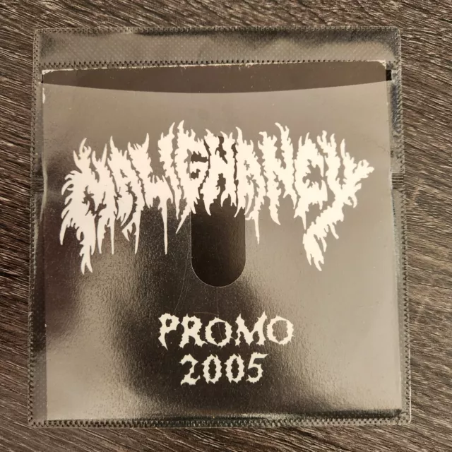 MALIGNANCY Promo 2005 - CD - Super Rare Metal - slam death gore grind