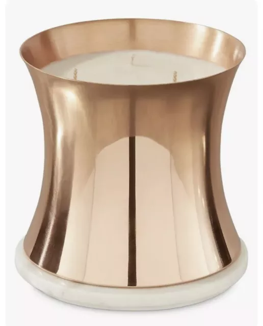 Tom Dixon Eclectic Copper Large London Scented Candle w/ Marble Lid -Retail $180