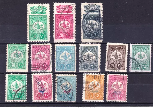 Turkey 1908 Collection (14 v) Used TU052