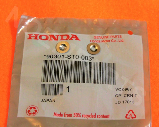 2 X NEW Genuine OEM Honda Front Emblem Retainer Washer Clips Push Nuts